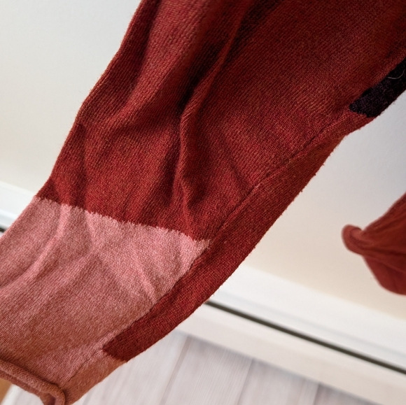 Smartwool Women's shadow pine color block crew neck Long Sleeve sweater. Size XL - Picture 6 of 11